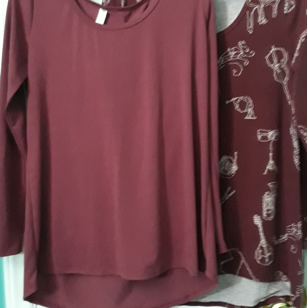 Lot of 2 Lularoe shirts